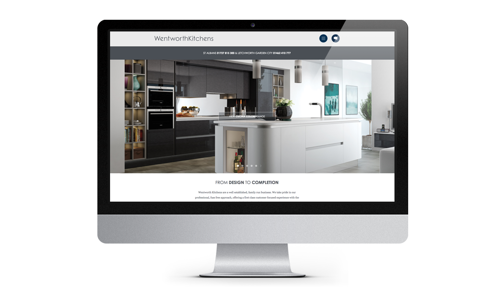 Wentworth Kitchens Letchworth and St Albans website